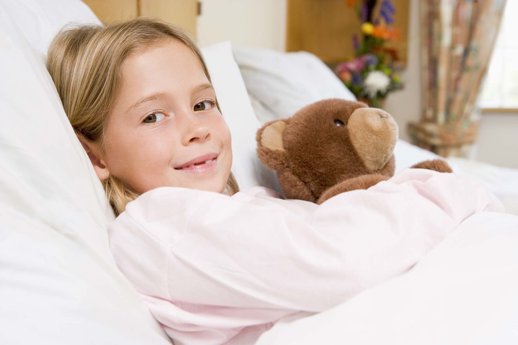 enfant et doudou hopital